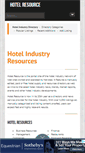 Mobile Screenshot of hotelresource.com