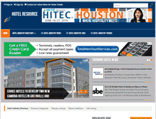 Tablet Screenshot of hotelresource.com